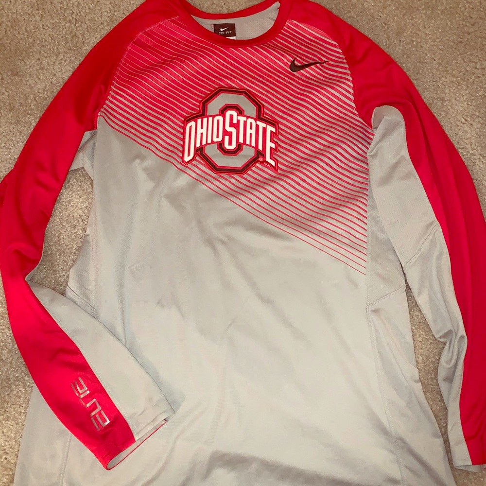 Nike Elite Ohio State Long Sleeve Shirt
